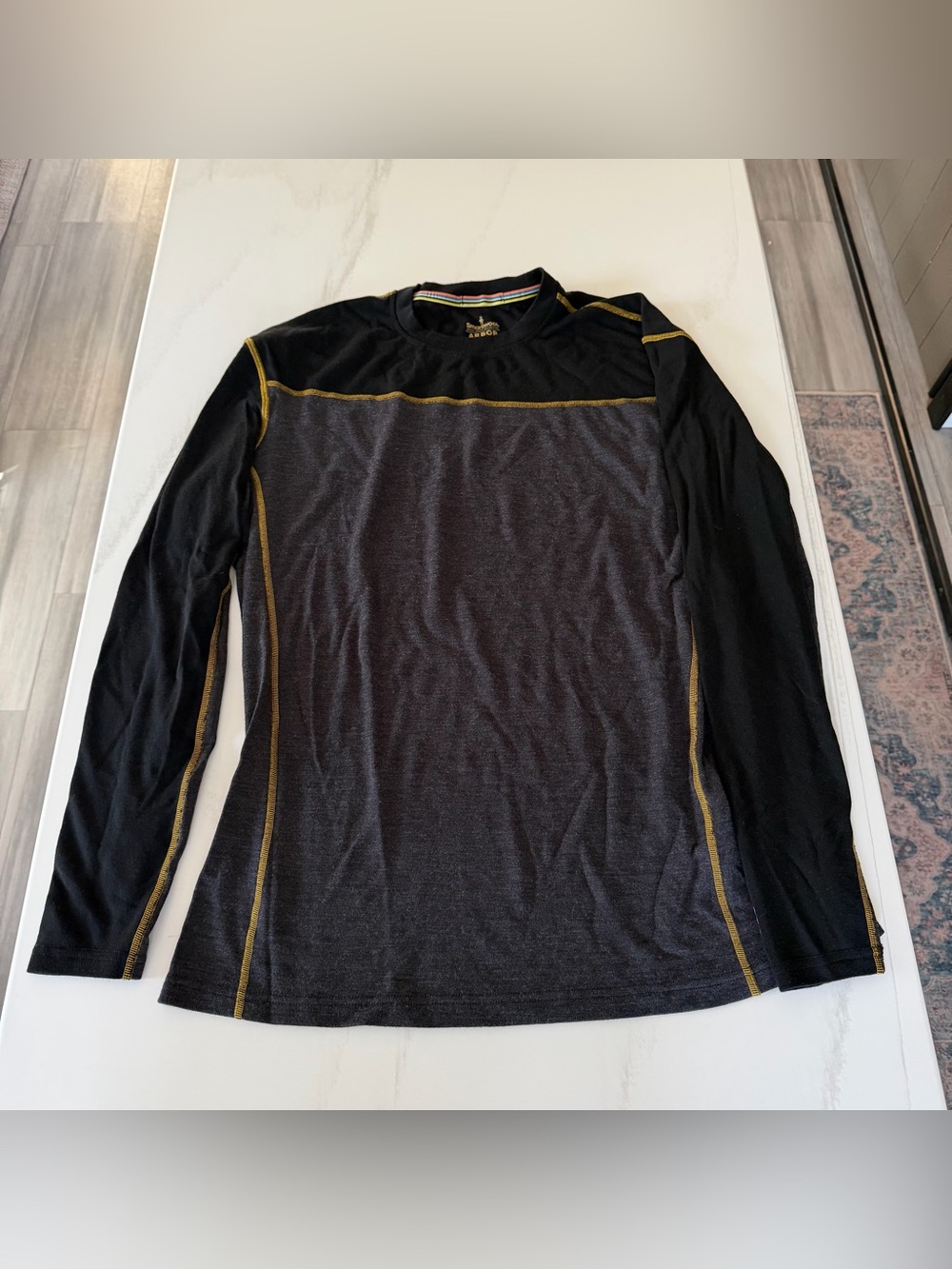 RARE Smartwool + Arbor Colab Thermal Merino Base Layer Colorblock Crew